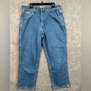 Tyndale Fr Flame‎ Resistant Mens Size 36x33 Work Denim Jeans Blue